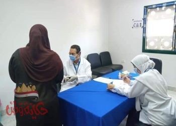 الكشف الطبى على ( ١٠٢٧ ) مريض بقرية دسيا