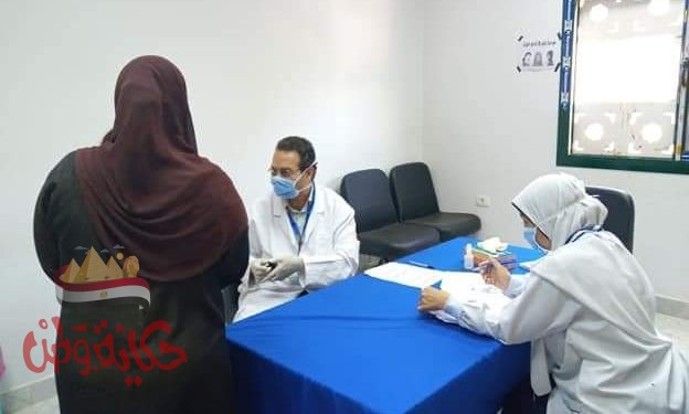 الكشف الطبى على ( ١٠٢٧ ) مريض بقرية دسيا