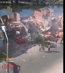 كاميراحكاية وطن “ترصد “حملة ازالة مكبرة على ترعة المحمودية