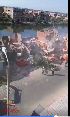 كاميراحكاية وطن “ترصد “حملة ازالة مكبرة على ترعة المحمودية