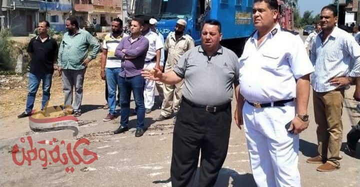 حملة لإزالة التعديات على الأرض الزراعية و أملاك الدولة بمركز المحمودية