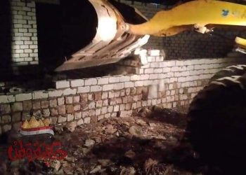 المنوفية : حملة إزالة تعديات علي أرض زراعية بمركز ومدينة شبين الكوم