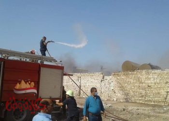 المنوفية : إخماد حريق بمخزن للكرتون بالمنطقة الصناعية بقويسنا