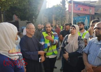 نائب محافظ القليوبية تتابع مبادرة مجابهة فيروس كورونا بقريتى الخرقانية والأخميين