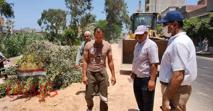 إزالة ( ٣٤)حالة تعدى على أملاك الرى بالمحمودية