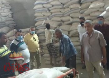 إعدام أكثر من ٥٢ طن شيكارة كمون غير صالحة ببلبيس