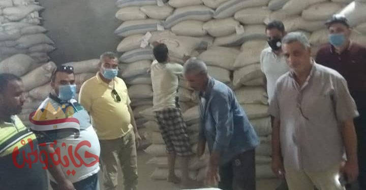 إعدام أكثر من ٥٢ طن شيكارة كمون غير صالحة ببلبيس