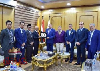 رئيس جامعة بنى سويف يستقبل وفد السفارة الإندونيسية بالقاهرة لبحث سبل التعاون المشترك