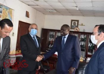  عبد العاطى ومناوا يبحثان سبل تعزير التعاون بين مصر وجنوب السودان في مجال الموارد المائية والرى