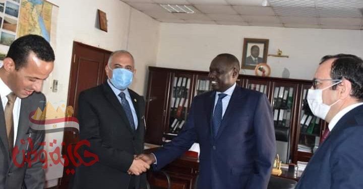 عبد العاطى ومناوا يبحثان سبل تعزير التعاون بين مصر وجنوب السودان في مجال الموارد المائية والرى