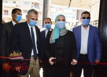 وزيرة التضامن تفتتح فرع الشهيد أحمد المنسي بمقر جمعية رسالة بالدقي