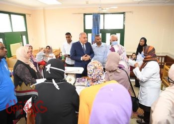 أشرف الداودي يتفقد مركز إيواء الأطفال المعثور عليهم بمركز الصحة الأوروبي