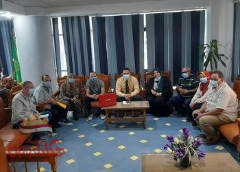 إجتماع وكيل وزارة الصحة بالمكتب الفنى بالمديرية