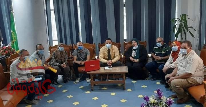 إجتماع وكيل وزارة الصحة بالمكتب الفنى بالمديرية