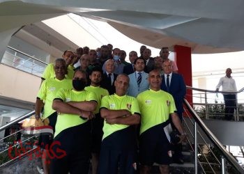 محافظ بورسعيد يشهد الدورة التدريبية الدولية للمينى فوتبول للمدربين والإدرايين والحكام .