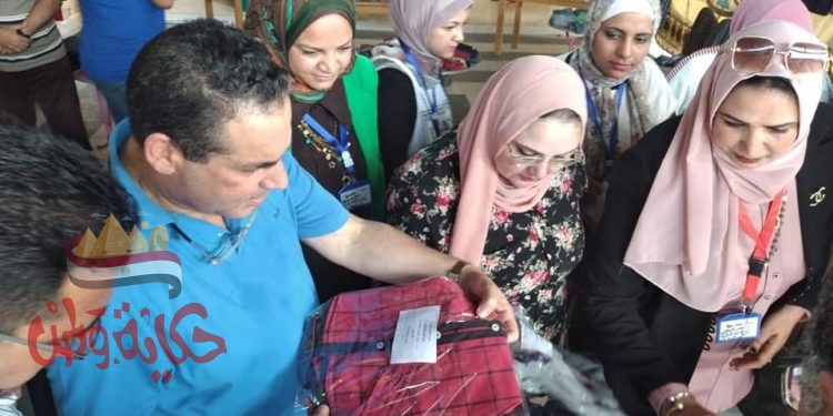 قطار نهر الخير التابع للشباب والرياضه يصل الي كفر الزيات