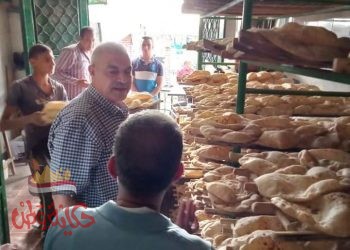 زياره وكيل الوزارة ورئيس مجلس مدينة بلبيس المحاسب على الصناديلي لمتابعة افران العيش وعمل جولة لتفقد بعض المخالفات داخل المدينة