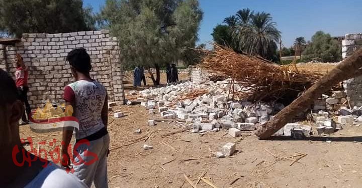 12 حالة إزالة بنجع الشيخ علام بالزوك الغربية التابعه لمركزالمنشاة بسوهاج