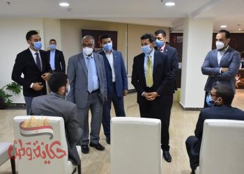 "صبحى "يشهد اختبارات الشباب المتطوعين في بطولة العالم لكرة اليد