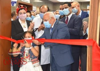 الغضبان يفتتح وحدة الغسيل الكلوي للاطفال بمستشفي النصر