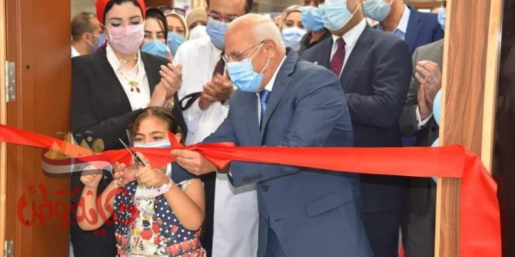 الغضبان يفتتح وحدة الغسيل الكلوي للاطفال بمستشفي النصر