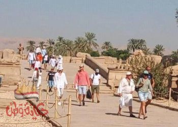 استقبل معبد الكرنك اليوم الثلاثاء، أولى الأفواج السياحية القادمة من مدينة الغردقة،