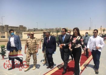 مبادرة شباب الدارسين بالخارج فى زيارة لمدينة الجلالة بصحبة وزير التعليم العالى ووزيرة الهجرة