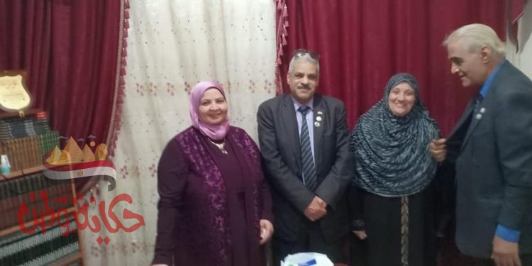 حفل تكريم قيادات المنظمة المصرية العربية لحقوق الانسان لوجة بحرى