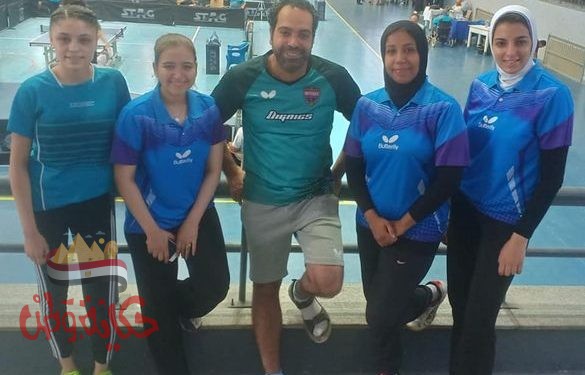 سيدات تنس الطاولة بالجياد ضمن أفضل 8 فرق بالدوري