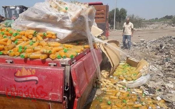 تحرير ٦١ محضر وإعدام مجموعة من السلع الغير صالحة للإستهلاك الآدمي بحوش عيسى .