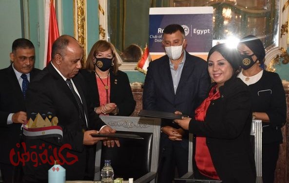 بروتوكول تعاون بين كلية الزراعة ونادي روتاري التحرير