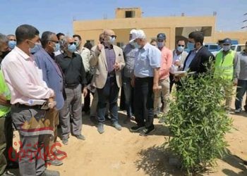 غنيم يتابع مشروع الحل الدائم لمشكلة الصرف الصحي ببياض العرب الصناعية ببنى سويف