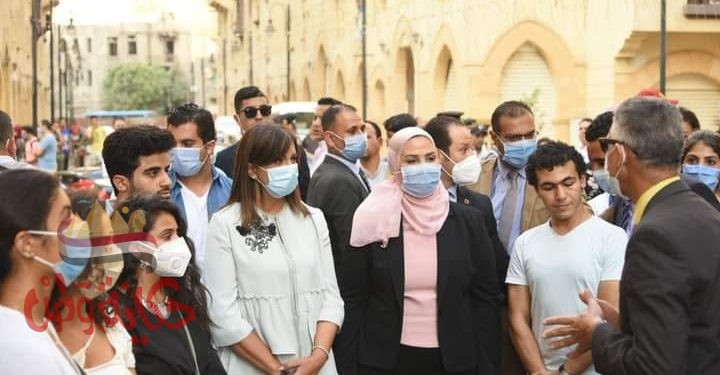 مكرم والقباج فى جولة تفقدية لمنطقة روضة السيدة  