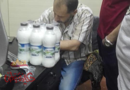 ضبط ٥٠ عبوة ألبان منتهية الصلاحية داخل محل حلويات شهير بحى تان طنطا
