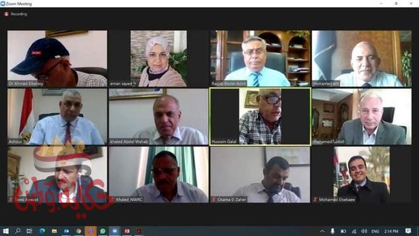 متابعة موقف الفيضان على مدار الساعة وسيناريوهات التعامل معه .