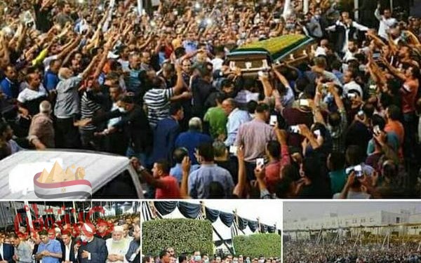 ابناء الازهرومحافظ الشرقية يؤدون صلاة الجنازة على رجل الأعمال محمد فريد خميس