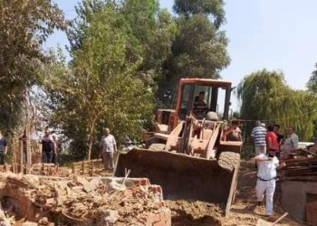 المنوفية : تنفيذ قرارات ازالة بالسادات وشبين الكوم وقويسنا