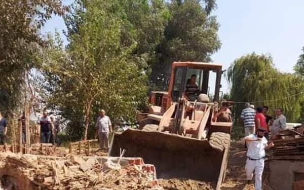 المنوفية : تنفيذ قرارات ازالة بالسادات وشبين الكوم وقويسنا