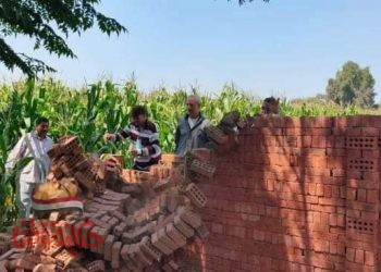 محافظ المنوفية : البناء على الاراضي الزراعية والازالة الفورية