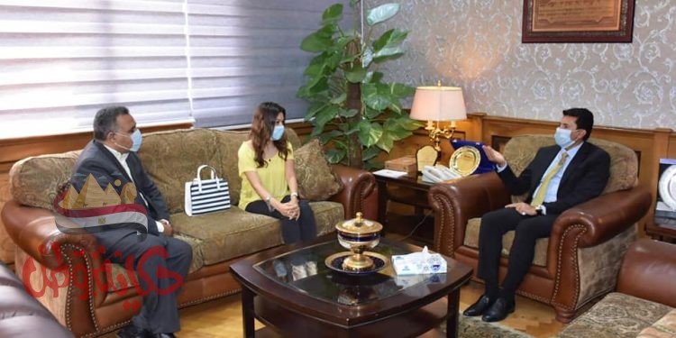 “صبحى “يبحث التعاون المشترك مع الاتحاد العربي للاستثمار والتسويق الرياضى