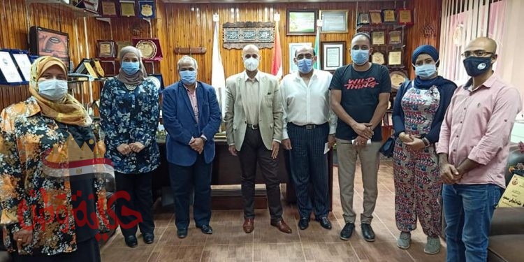 وكيل وزارة الصحة بالشرقية يستقبل وفد من منظمة الصحة العالمية واليونيسيف