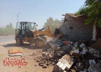 المنوفيه: استمرار تنفيذ 70 حالة إزاله علي الاراضي الزراعيه