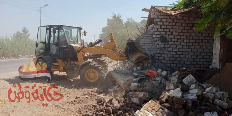 المنوفيه: استمرار تنفيذ 70 حالة إزاله علي الاراضي الزراعيه
