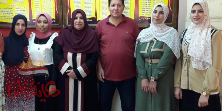 سيدي سالم التجارية للبنات تكرم الطالبات الاوائل علي قطاع دمنهور