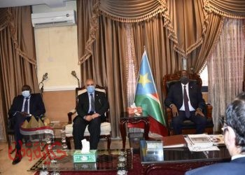 مباحثات بين وزير الرى وكبار المسئولين بجمهورية جنوب السودان