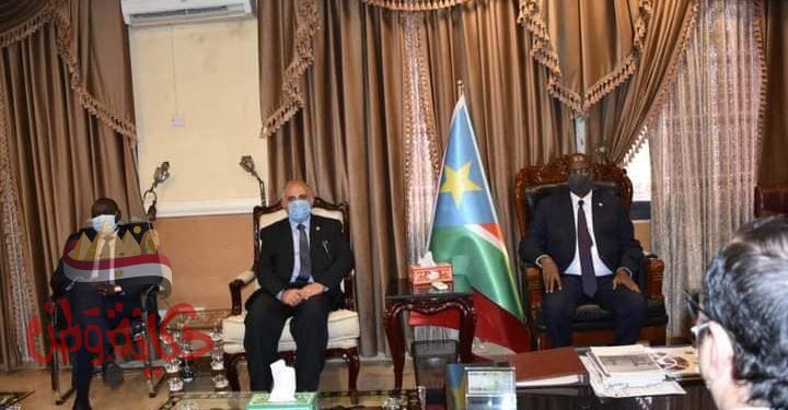 مباحثات بين وزير الرى وكبار المسئولين بجمهورية جنوب السودان