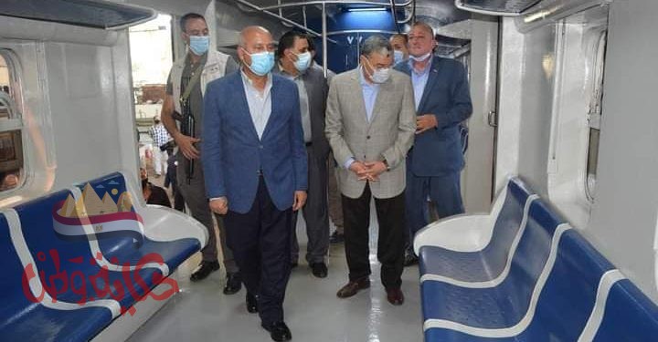 وزير النقل ومحافظ المنيا يتفقدان محطة السكك الحديدية