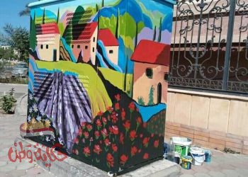 جهاز مدينة دمياط الجديدة يطلق مبادرة لتجميل أكشاك الكهرباء وتحويلها إلى لوحات فنية