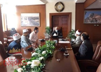 الغضبان : يلتقى بمشايخ منطقة وعظ بورسعيد