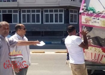 ” رئيس مدينة مرسى مطروح ” حملة مكبرة علي كورنيش المدينة تزيل 30 حالة أشغال مخالفة